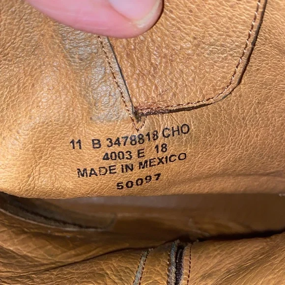 Frye Vicky Engineer Chocolate Brown Leather Boot Size 11 B - Picture 13 of 15